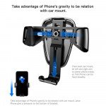 Wholesale Universal Gravity Long Neck One Hand Windshield and Dashboard Car Mount Holder (Black)